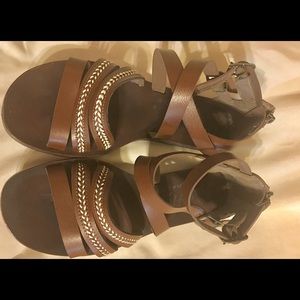 Brown women’s sandals
